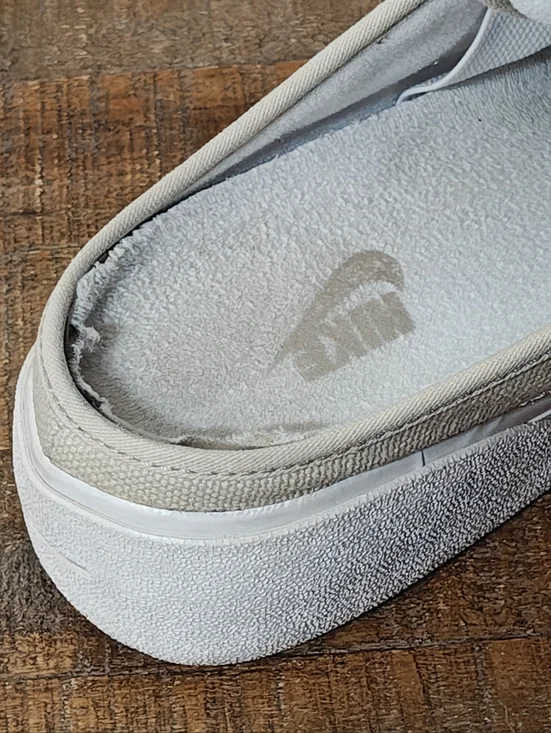 Nike Hermosa Y2K Slip-On Canvas Mules in Beige Women's Size 8.5 - Picture 6 of 9